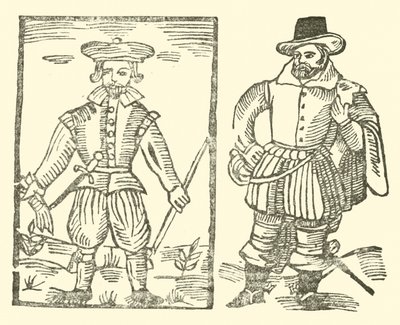 Ilustrace k The Roxburghe Ballads (dřevořez) od (after) English School
