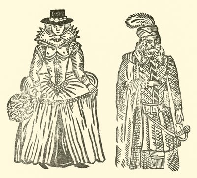 Ilustrace k The Roxburghe Ballads (dřevořez) od (after) English School