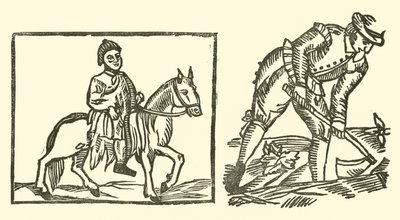 Ilustrace k The Roxburghe Ballads (dřevořez) od (after) English School