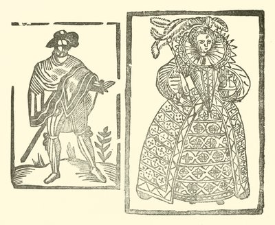 Ilustrace k The Roxburghe Ballads (dřevořez) od (after) English School