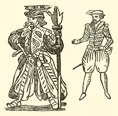 Ilustrace k The Roxburghe Ballads (dřevořez) od (after) English School