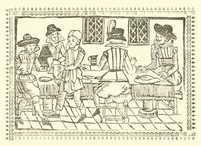 Ilustrace k The Roxburghe Ballads (dřevořez) od (after) English School