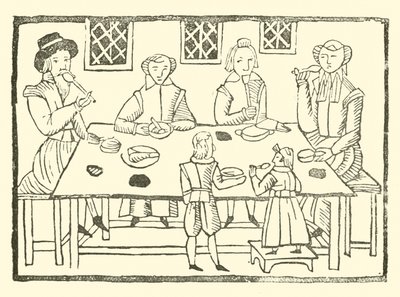 Ilustrace k The Roxburghe Ballads (dřevořez) od (after) English School