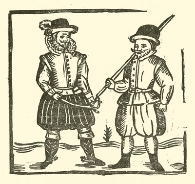 Ilustrace k The Roxburghe Ballads (dřevořez) od (after) English School