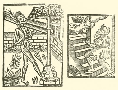 Ilustrace k The Roxburghe Ballads (dřevořez) od (after) English School
