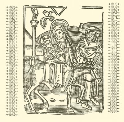 Ilustrace k The Roxburghe Ballads (dřevořez) od (after) English School