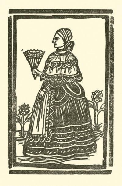 Ilustrace k The Roxburghe Ballads (dřevořez) od (after) English School