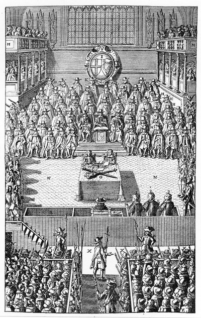 Proces s Karlem I., leden 1649 od (after) English School