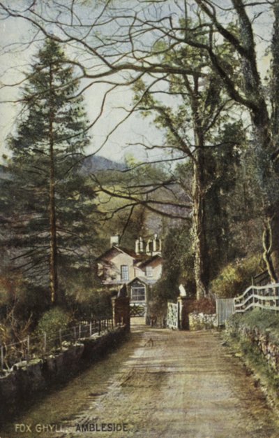 Fox Ghyll, Ambleside, Lake District (barevné fotografie) od (after) English photographer