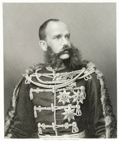 František Josef (rytina) od (after) English photographer