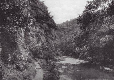 Skála Lví hlava, Dovedale (čb fotografie) od (after) English photographer