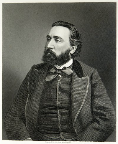 Leon Gambetta (rytina) od (after) English photographer