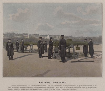 Triumphal Battery (barevná fotografie) od (after) French Photographer