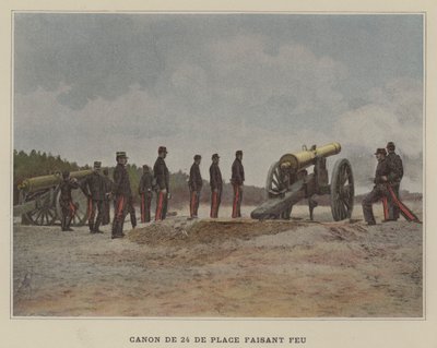 Střelba ze 24 čtvercových zbraní (barevná fotografie) od (after) French Photographer