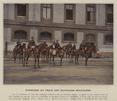 Standard vojenského posádkového vlaku (barevné foto) od (after) French Photographer