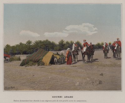 Gourbi Arabe (barevné foto) od (after) French Photographer