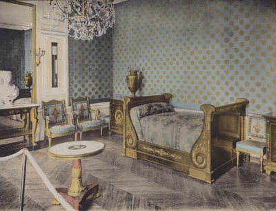 Grand Trianon, Chambre de Napoleon I, Great Trianon, Napoleon I Ložnice (barevné foto) od (after) French Photographer