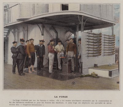 La Forge (barevné foto) od (after) French Photographer
