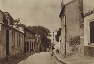 Rue Saint-Vincent (černobílá fotografie) od (after) French Photographer