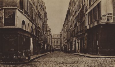 Rue des Moulins kolem roku 1866, zničena, aby uvolnila místo pro avenue de l