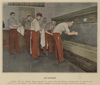 Le Lavabo (barevné foto) od (after) French Photographer