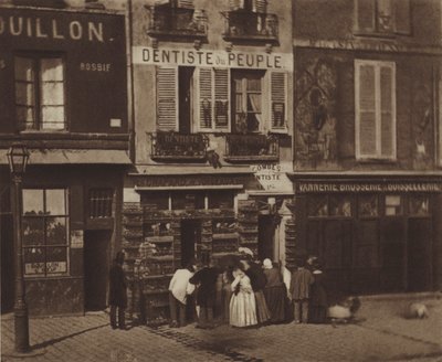 Quai du Marche Neuf (černobílá fotografie) od (after) French Photographer