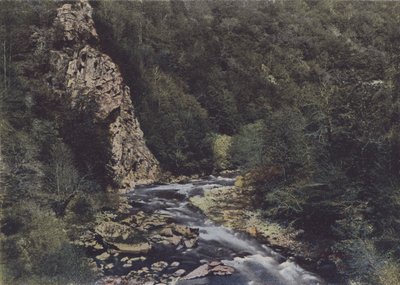 Gorges de la Cere mezi Siranem a Lamativie (barevné foto) od (after) French Photographer