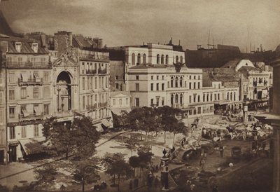 Divadla "Boulevard du Crime" (černobílá fotografie) od (after) French Photographer
