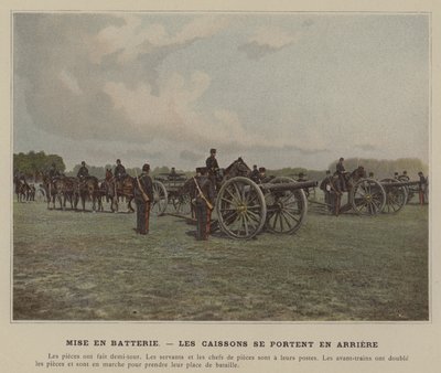 Vkládání baterie, The Caissons Go in Back (barevné foto) od (after) French Photographer