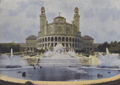 Paříž, Le Trocadero (barevné foto) od (after) French Photographer