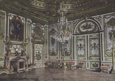 Salon Louis XIII, s názvem Salle du Trone (barevné foto) od (after) French Photographer