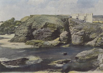 Stará pevnost v Pointe des Poulains, v Belle-Ile (barevná fotografie) od (after) French Photographer