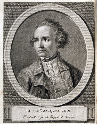 Kapitán James Cook, člen Royal Society of London od (after) French School