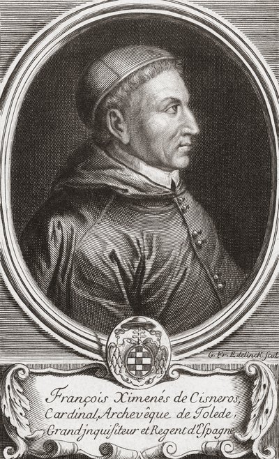 Francisco Jiménez de Cisneros. Portrét od (after) French School