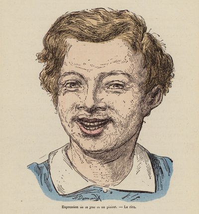 Smích (kolorovaná rytina) od (after) French School
