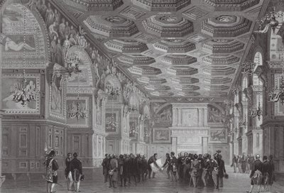 Palác Fontainebleau (rytina) od (after) French School