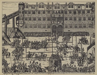 Turnaj na oslavu křtin Zikmunda, syna Jana Jiřího, braniborského kurfiřta, na zámku Colln od (after) German School