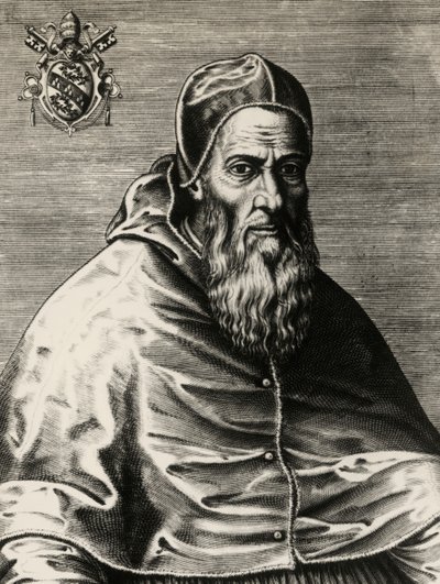 Portrét Julia III., narozeného jako Giovanni Maria Ciocchi del Monte (Monte San Savino od (after) Italian School
