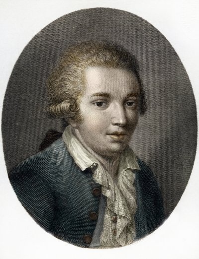 Italialaisen säveltäjän Domenico Cimarosan (1749-1801) muotokuva (italialaisen säveltäjän Domenico Cimarosan (1749-1801) muotokuva) Yksityinen kokoelma od (after) Italian School