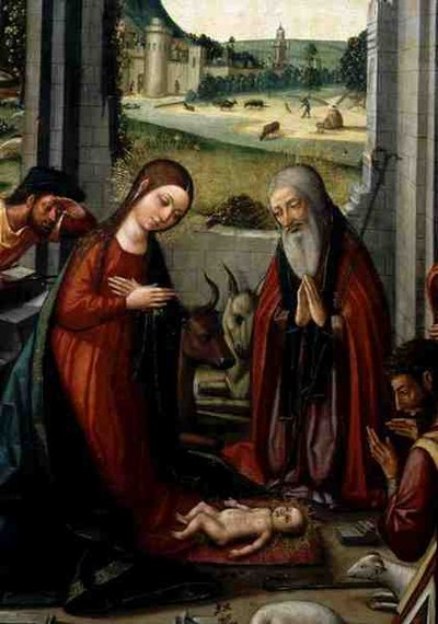 Narození od (attr. to) Master of Jativa
