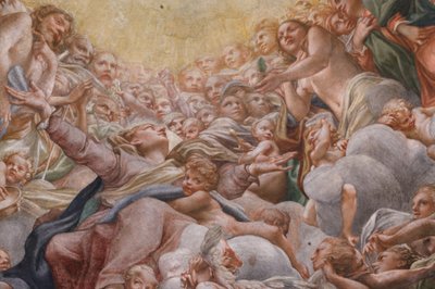 Panna mezi Adamem a Evou, detail 3660852 od (c.1489 1534) Correggio