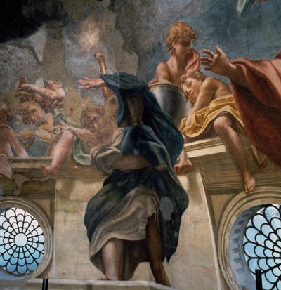 Apoštol, detail z Nanebevzetí Panny Marie od (c.1489 1534) Correggio