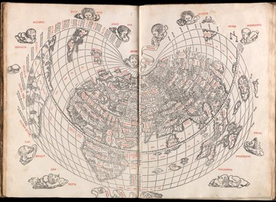 Claudii Ptholemaei Alexandrini liber geographiae cum tabulis et universali figura et cum additione locorum quae a recentioribus reperta sunt diligenti cura emendatus et impressus od (c.90 168)(after) Ptolemy