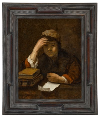 Chlapec si čte (olej na plátně) od (studio of) Rembrandt Harmensz. van Rijn