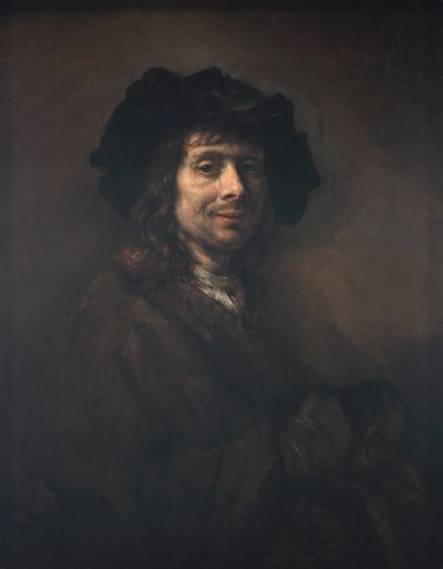 Portrét mladého muže (snad umělce) 1661-62 (olej na plátně) od (studio of) Rembrandt Harmensz. van Rijn