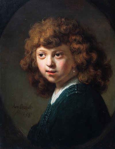 Portrét chlapce od (studio of) Rembrandt Harmensz. van Rijn