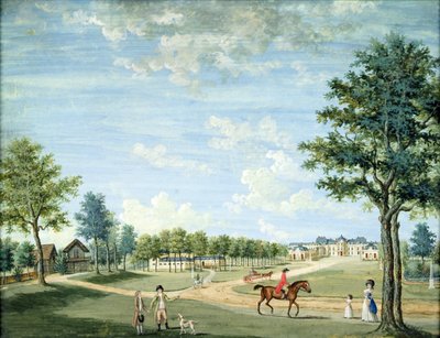 Zámek Raincy, stáje a ruská vesnice, c.1754-93 od 1717 1806 Carmontelle