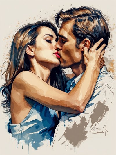 Pop Art Kiss W60 od Mario Witt