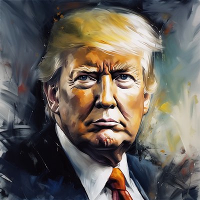 Donald Trump malba, velký plakát umění výtisky, zeď Home Decor od F. Abderrahim
