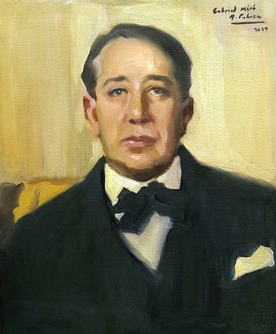 Portrét Gabriela Miróa od Alejandro Cabeza